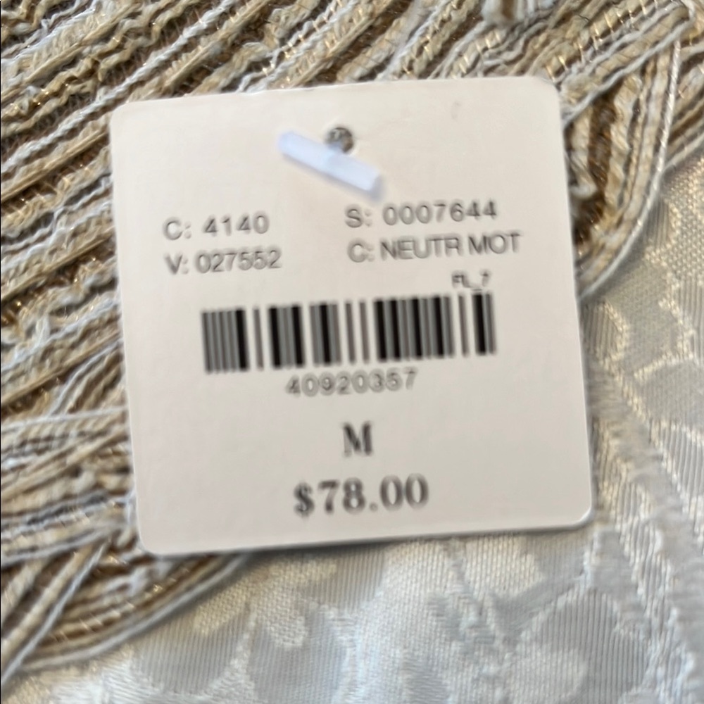NWT Anthropologie harlyn striped and lined Striped Spaghetti Strap Dress Medium - Picture 7 of 9